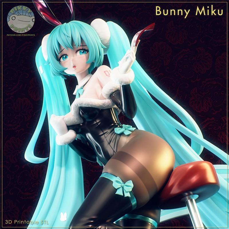 Pikky Prints – Vocaloid – Hatsune Miku – 3D Print Model STL