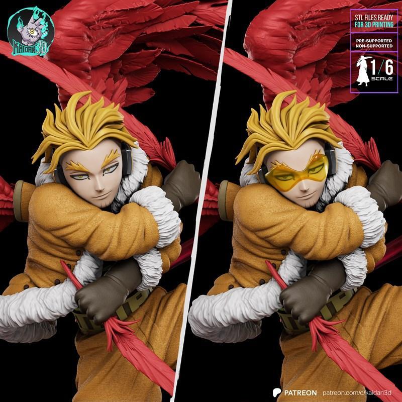 Kaidan 3D - 鹰族模型 - 3D打印角色雕塑|Kaidan 3D – Hawks – 3D Print Model STL