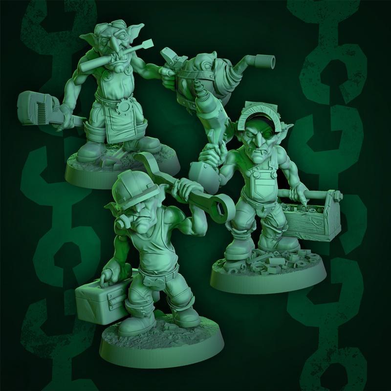 MrModulork 3D打印模型：GearGobz Kit A角色造型|MrModulork – GearGobz – Kit A – 3D Print Model STL