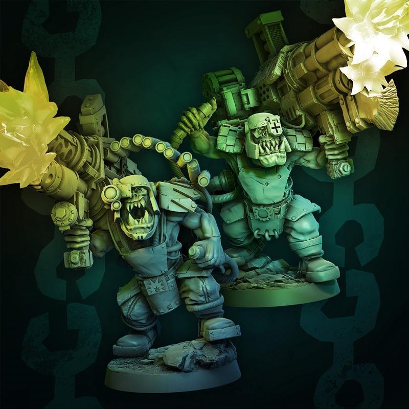 MrModulork《艺术illery Lads》角色3D打印模型套件A/B|MrModulork – Artillery Lads – Kit A and Kit B – 3D Print Model STL