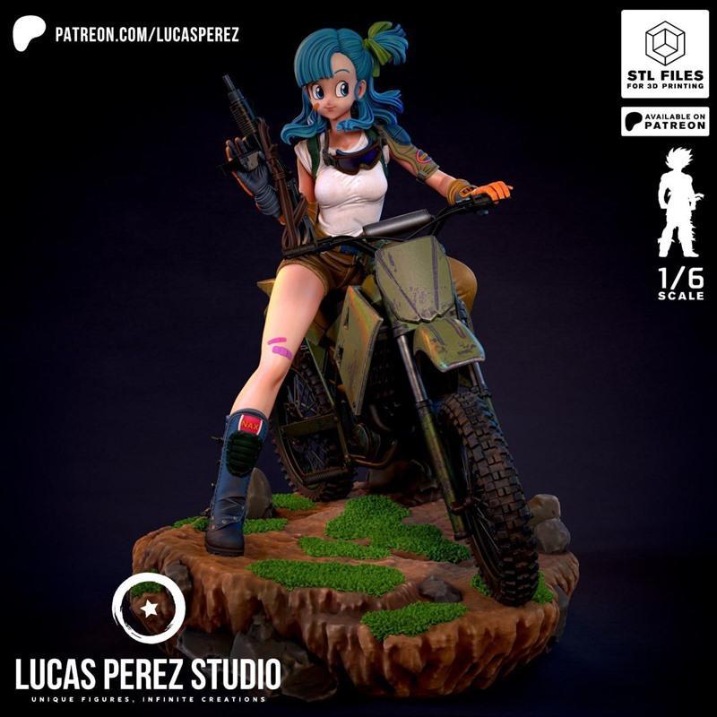 卢卡斯佩雷斯工作室 - 布鲁玛 - 3D打印模型|Lucas Perez Studio – Bulma – 3D Print Model STL