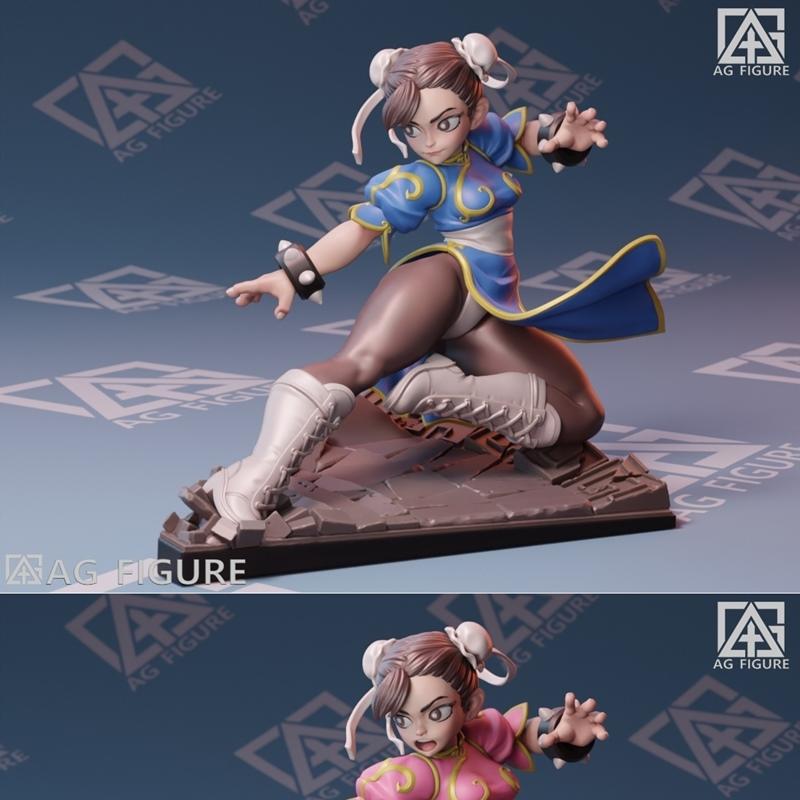 AG.figure - 史春莉 - 3D打印模型|AG.figure – Sty Chun-Li – 3D Print Model STL