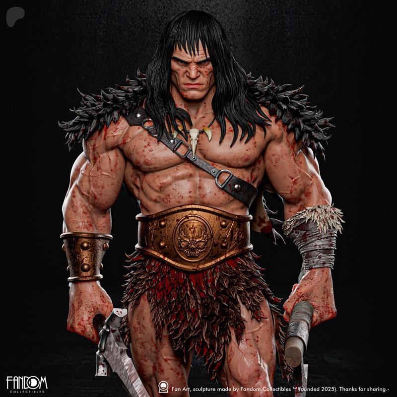 Conan之王：3D打印收藏模型|Fandom Collectibles – Conan the Barbarian – 3D Print Model STL