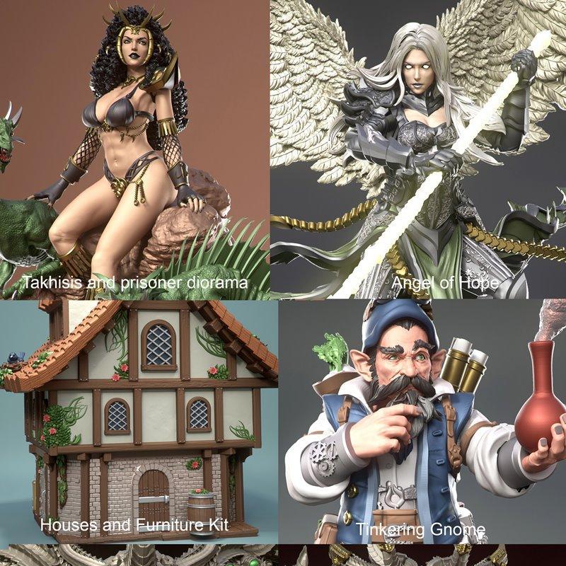 3D打印模型：幻想月2025二月 - 3D打印奇幻角色模型|3DArtGuy – Fantasy Month February 2025 – 3D Print Model STL