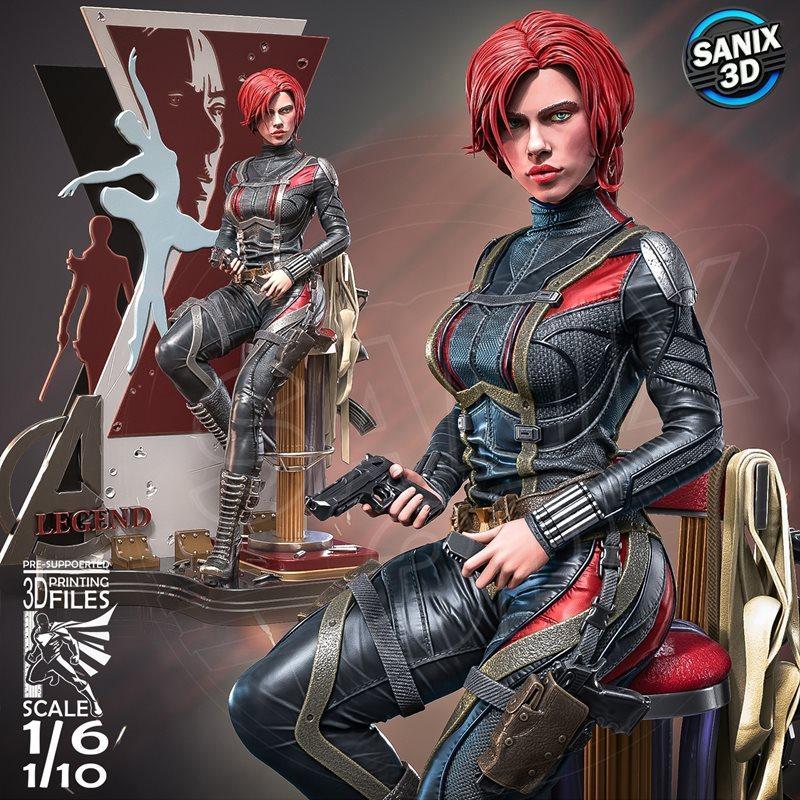Sanix传奇系列：娜塔莎红室3D打印模型|Sanix – LEGEND – Natasha – Red Room – 3D Print Model STL