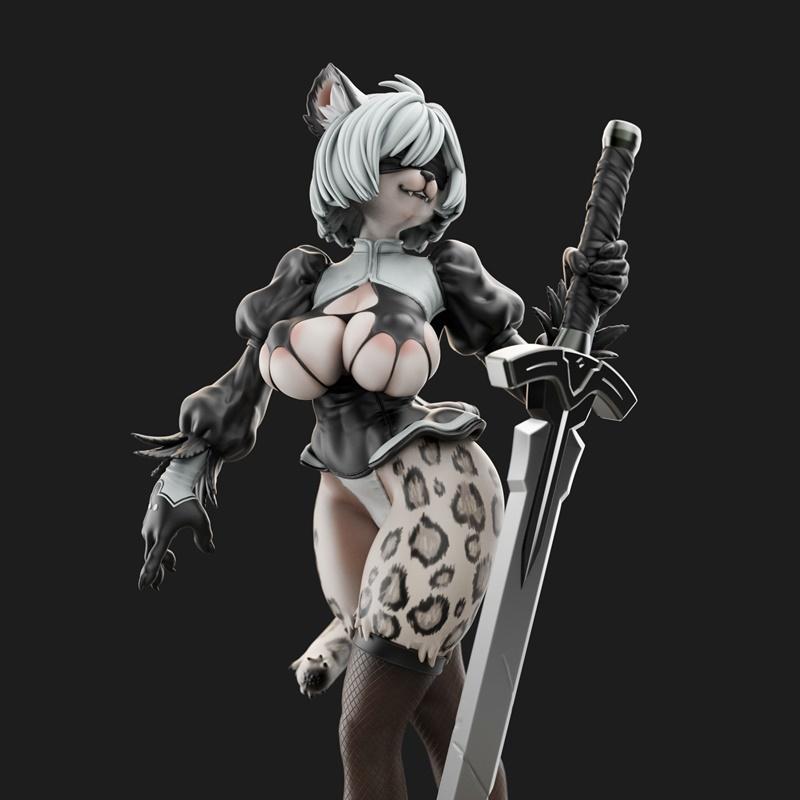 2B furry – 3D Print Model STL