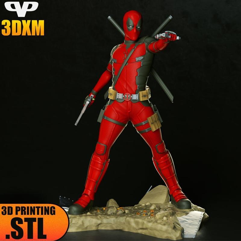 死侍 3D打印模型|Deadpool – 3D Print Model STL