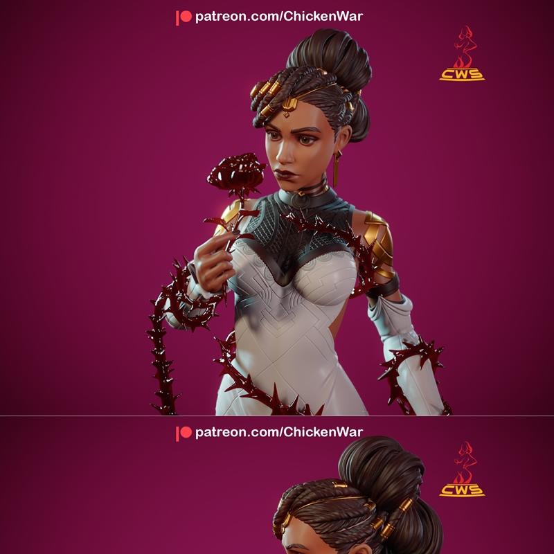 CW工作室 - 诡秘之主 - 莫凡 3D打印模型|CW Studio – Arcane – Mel Medarda – 3D Print Model STL