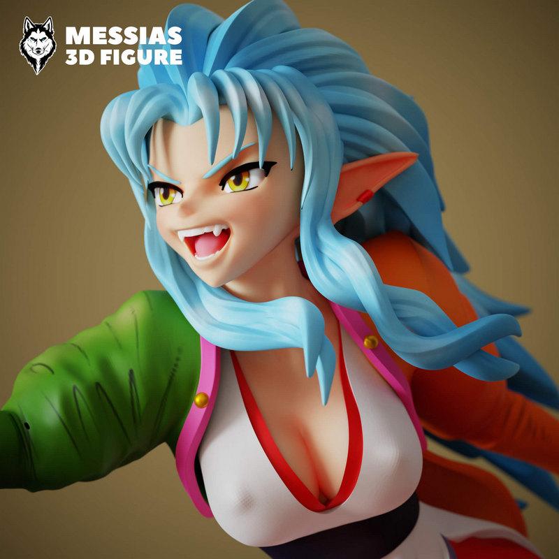 Messias 3D打印模型：Ryoko Hakubi角色雕塑|Messias 3D Figure – Ryoko Hakubi – 3D Print Model