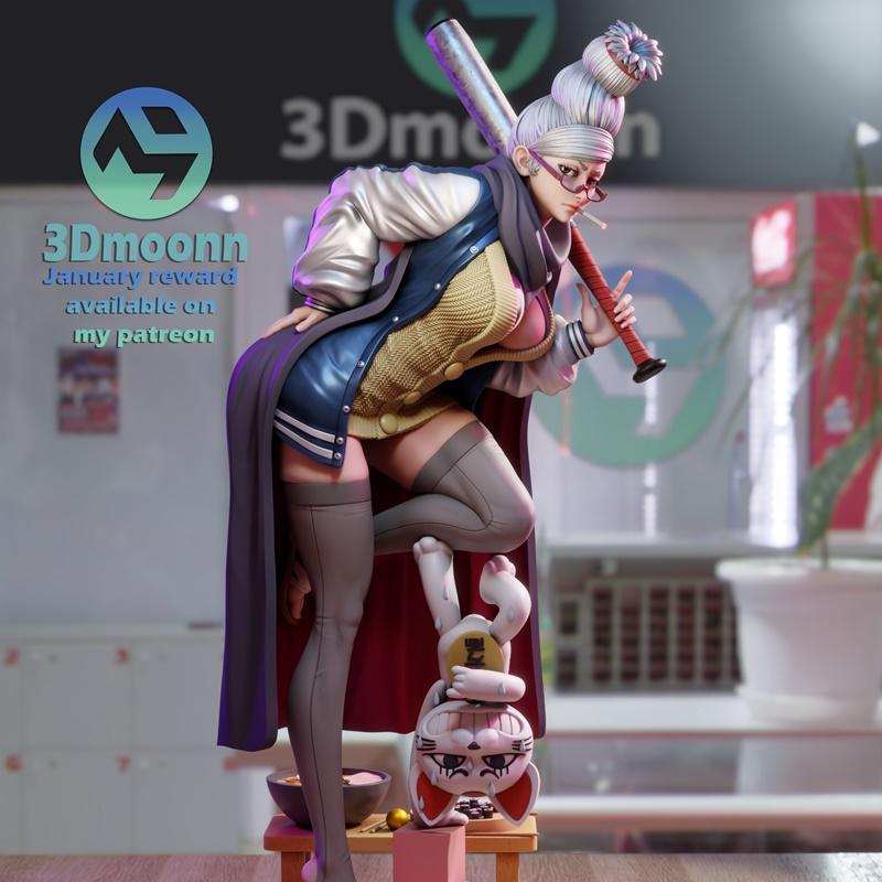 3D打印模型：Seiko Ayase 人物模型|3Dmoonn – Seiko Ayase – 3D Print Model STL