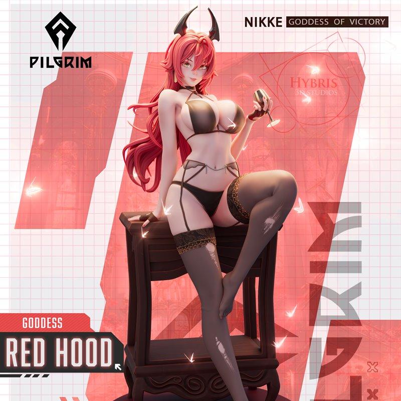 Hybris Studios旗下《NIKKE》红头罩角色3D打印模型|Hybris Studios – NIKKE – Red Hood – 3D Print Model STL