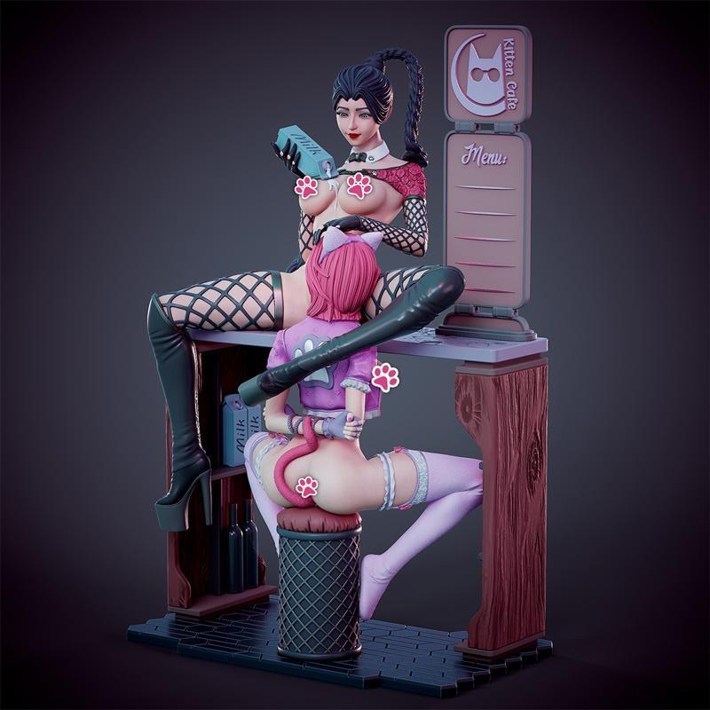 Chagarin猫咪咖啡馆3D打印模型|Chagarin – Kitten Cafe – 3D Print Model STL