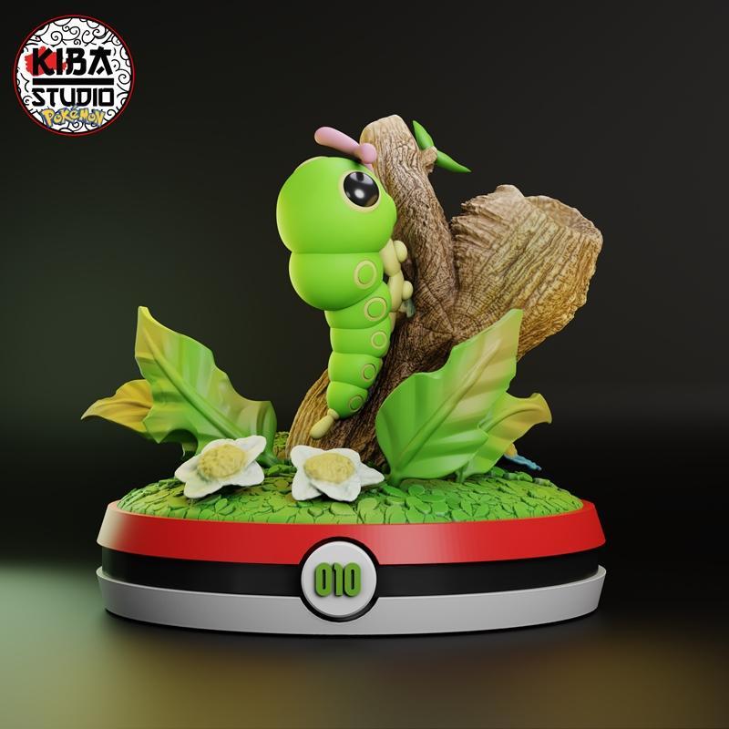 Caterpie - 3D打印模型|Caterpie – 3D Print Model STL