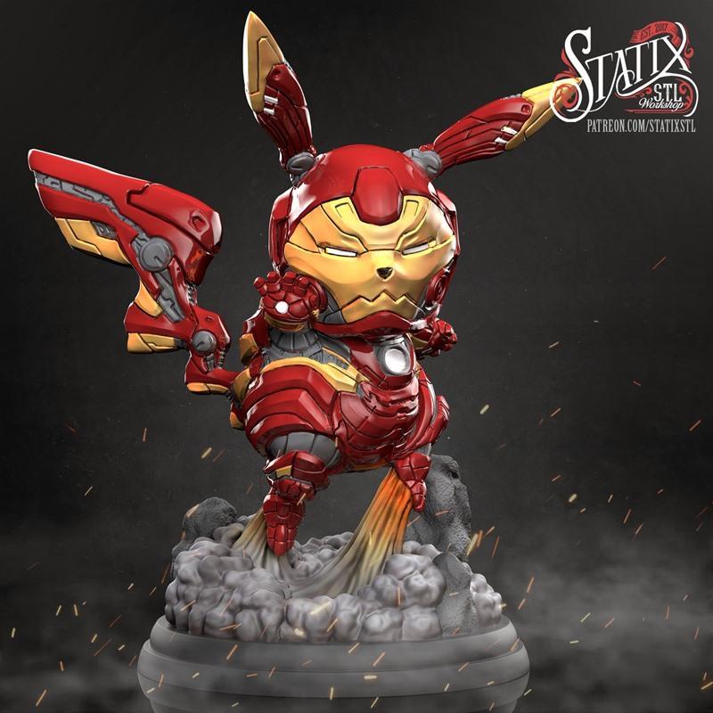 Statix – 铁雄 – 3D打印模型|Statix – Ironmon – 3D Print Model STL