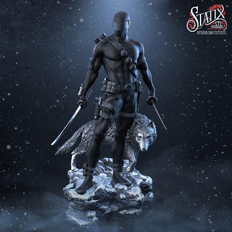 Statix - 眼镜蛇 - 3D打印模型|Statix – Snake eyes – 3D Print Model STL