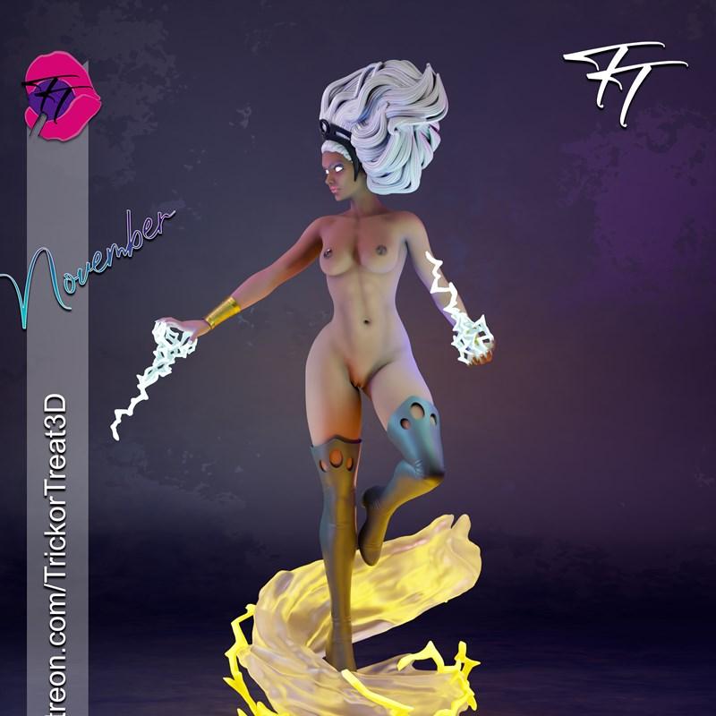 风暴之降临——3D打印模型|Trick or Treat – Storm – 3D Print Model STL