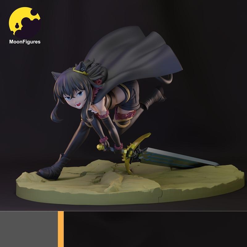 Moon Figures – Reincarnated As A Sword – Fran – 3D Print Model STL
