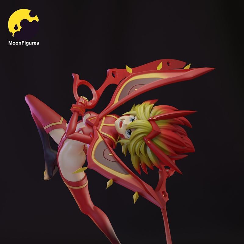 月之图腾——Kill La Kill——矢投瑞树 3D打印模型|Moon Figures – Kill La Kill – Ryuko Matoi – 3D Print Model STL