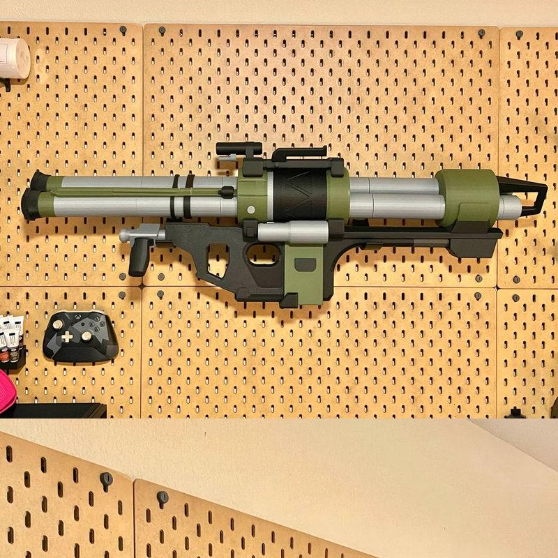 Halo M41火箭发射器3D打印模型|Halo M41 Rocket Launcher aka Jackhammer – 3D Print Model