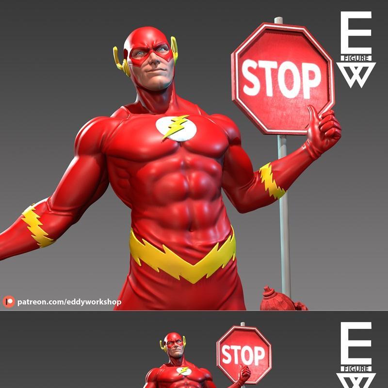 Eddy’s Workshop – The Flash – 3D Print Model STL