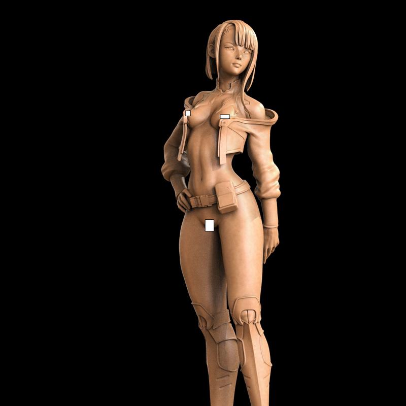 Lucy 3D打印模型 – 赛博朋克边缘跑者|Lucy NSFW – Cyberunk Edgerunners – 3D Print Model