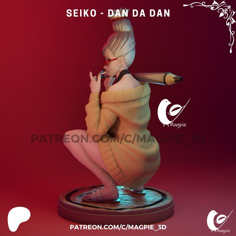 Magpie 3D - 丹丹 - 伊泽青空 3D打印模型|Magpie 3D – Dan Da Dan – Seiko Ayase – 3D Print Model STL
