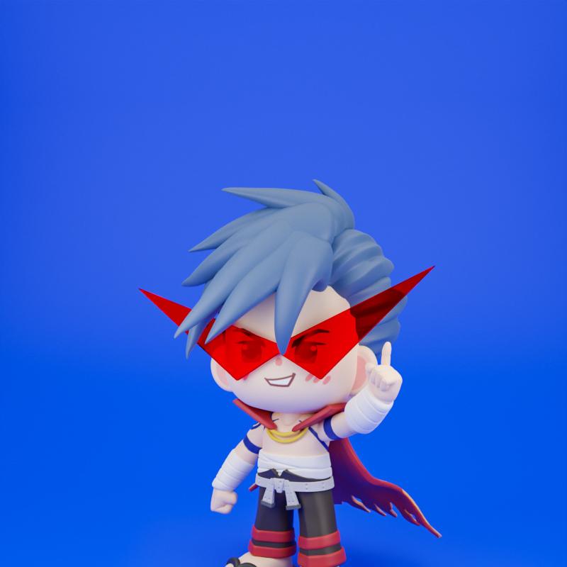 Chibit 069 – Kamina – 3D Print Model