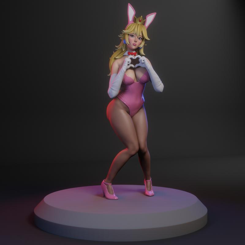 皮卡丘3D打印模型|Princess Peach – 3D Print Model