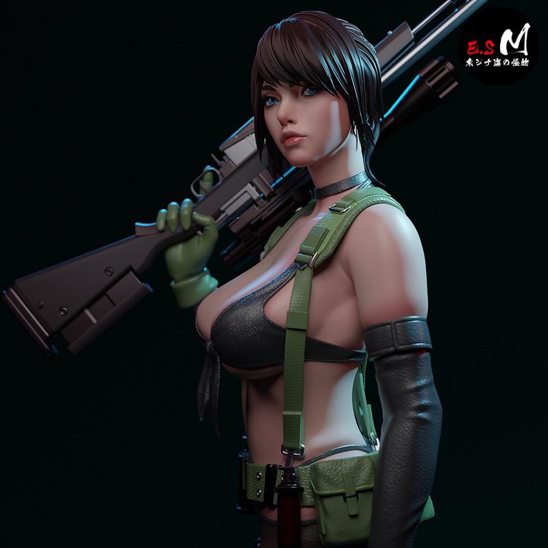 E.S.怪物 - 安静 - 3D打印模型|E.S Monster – Quiet – 3D Print Model STL