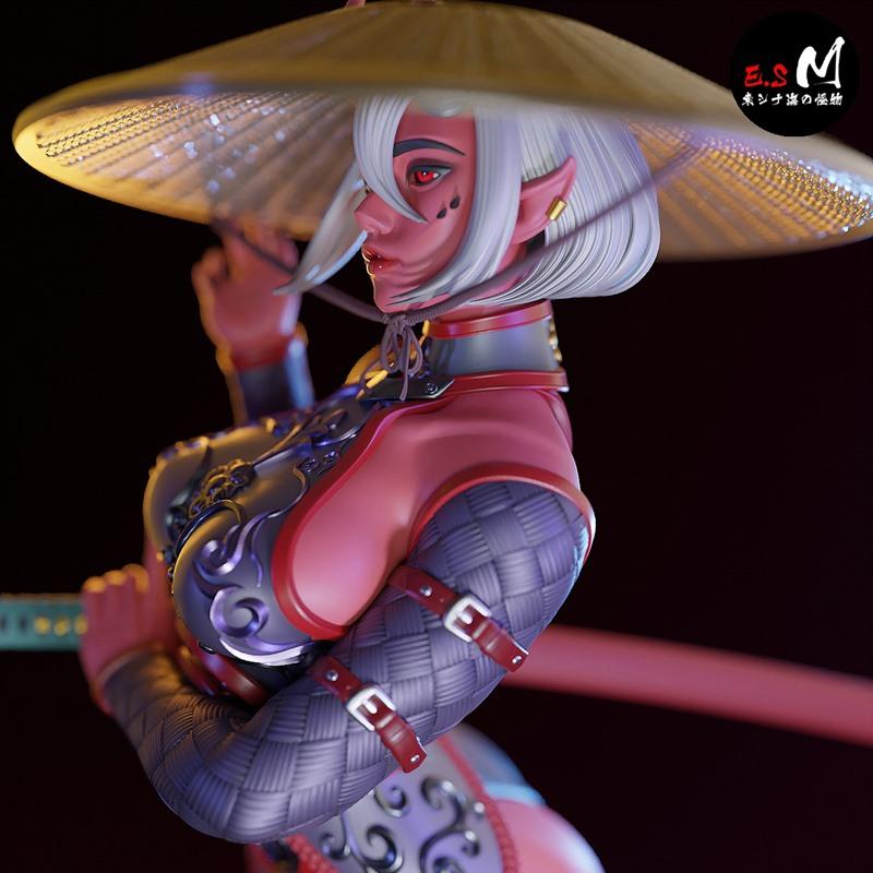 E.S怪物 - 恶鬼 - 3D打印模型|E.S Monster – Oni – 3D Print Model STL