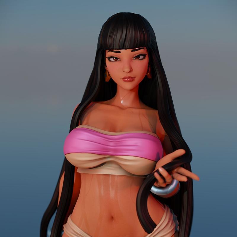 Gmeyer3D – 走向黄金城 – 芝尔 3D打印模型|Gmeyer3D – The Road to El Dorado – Chel – 3D Print Model STL