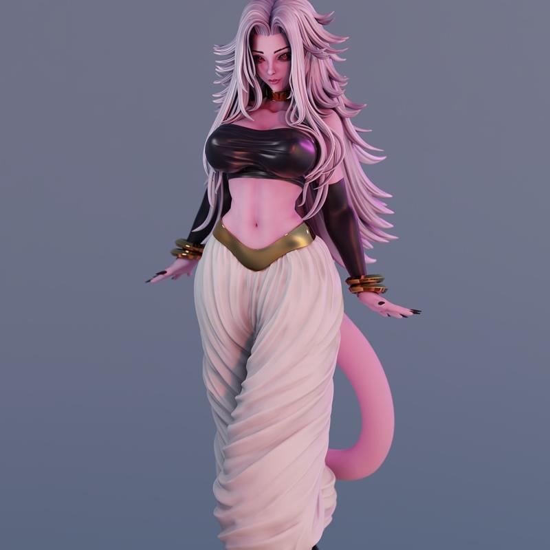 Momoji龙珠安卓21 3D打印模型|Momoji – Dragon Ball – Android 21 – 3D Print Model STL