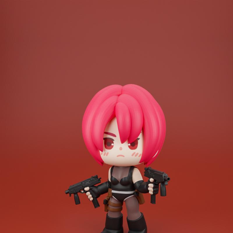 Chibit 051 – Regina – 3D打印模型|Chibit 051 – Regina – 3D Print Model