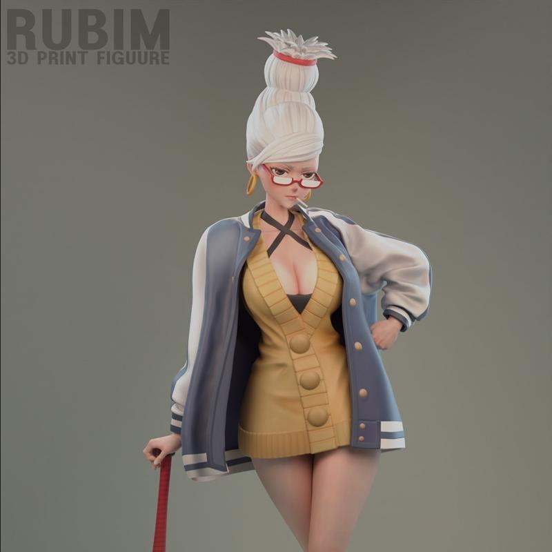 Rubim出品《Dandadan》角色青叶诗音3D打印模型|Rubim – Dandadan – Seiko Ayase – 3D Print Model STL