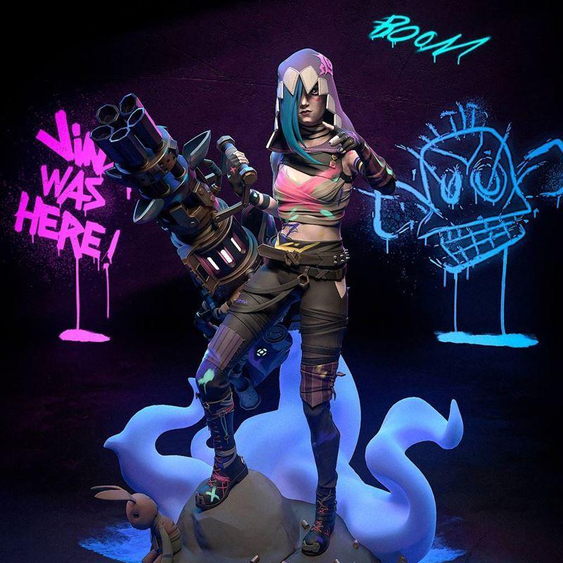 h3ll creator - Jinx - 3D打印模型|h3ll creator – Jinx – 3D Print Model STL