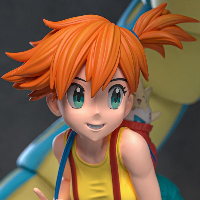 Azerama - 宝可梦 - 米莎 3D打印模型|Azerama – Pokemon – Misty – 3D Print Model
