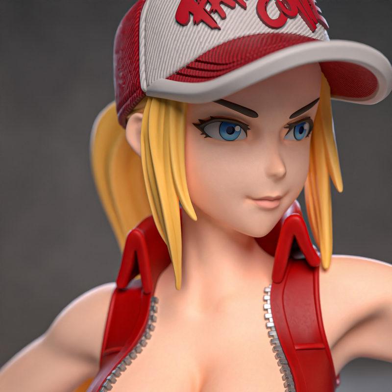 Azerama 3D打印模型：女版泰瑞（君临者）|Azerama – King of Fighters – Female Terry – 3D Print Model