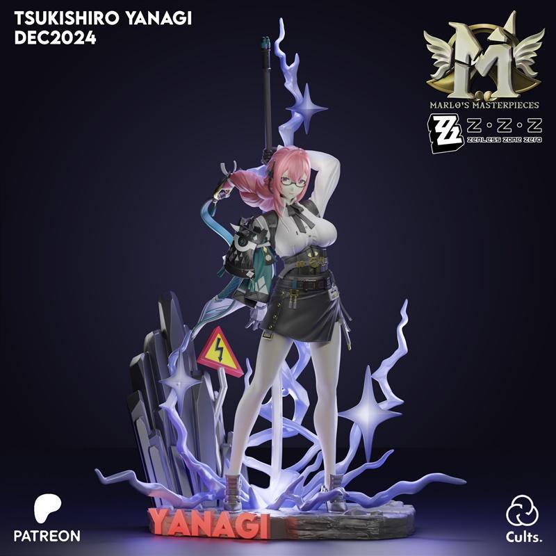 山茶花3D打印模型|Tsukishiro Yanagi – 3D Print Model STL