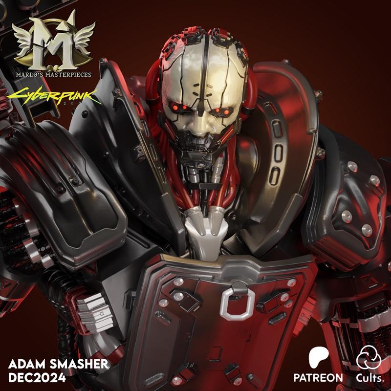 Adam Smasher - 3D打印模型|Adam Smasher – 3D Print Model STL