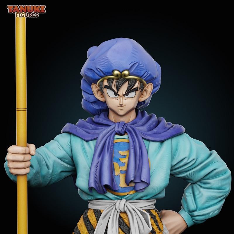 悟空赛亚人 3D打印模型|Tanuki Figures – Goku Saiyuki – 3D Print Model STL