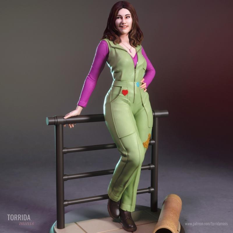 火萤·凯莉·弗里 - 3D打印模型|Torrida Minis – Firefly – Kaylee Frye – 3D Print Model STL