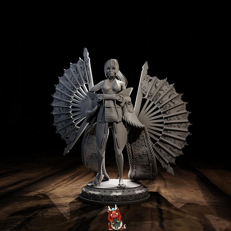 龙之门酒馆 - 铁扇公主 - 3D打印模型|Dragon Gate Tavern – Iron Fan Princess – 3D Print Model STL