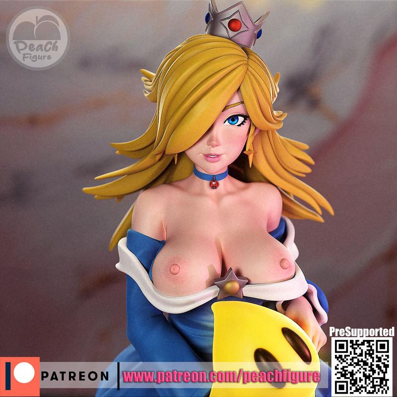 Peach图腾 - 超级马里奥 - 玫瑰公主 - 3D打印模型|Peach Figure – Super Mario – Princess Rosalina – 3D Print Model