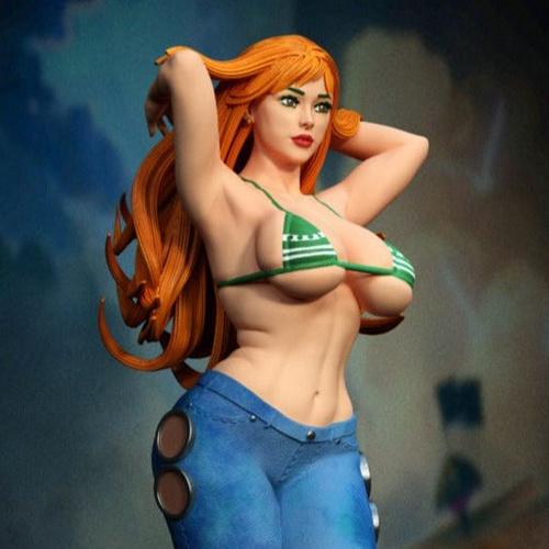 海贼王 Nami 3D打印模型|Nami – One Piece – 3D Print Model