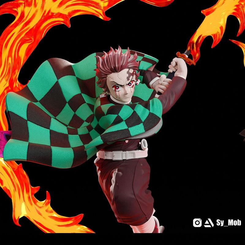 炭治郎——鬼灭之刃——3D打印模型|Tanjiro Kamado – Demon Slayer – 3D Print Model