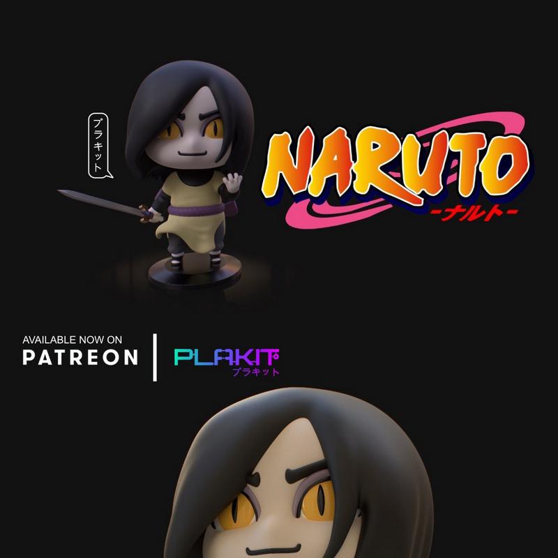 PlaKit -  Naruto - 陈罗刹 3D打印模型|PlaKit – Naruto Orochimaru – 3D Print Model