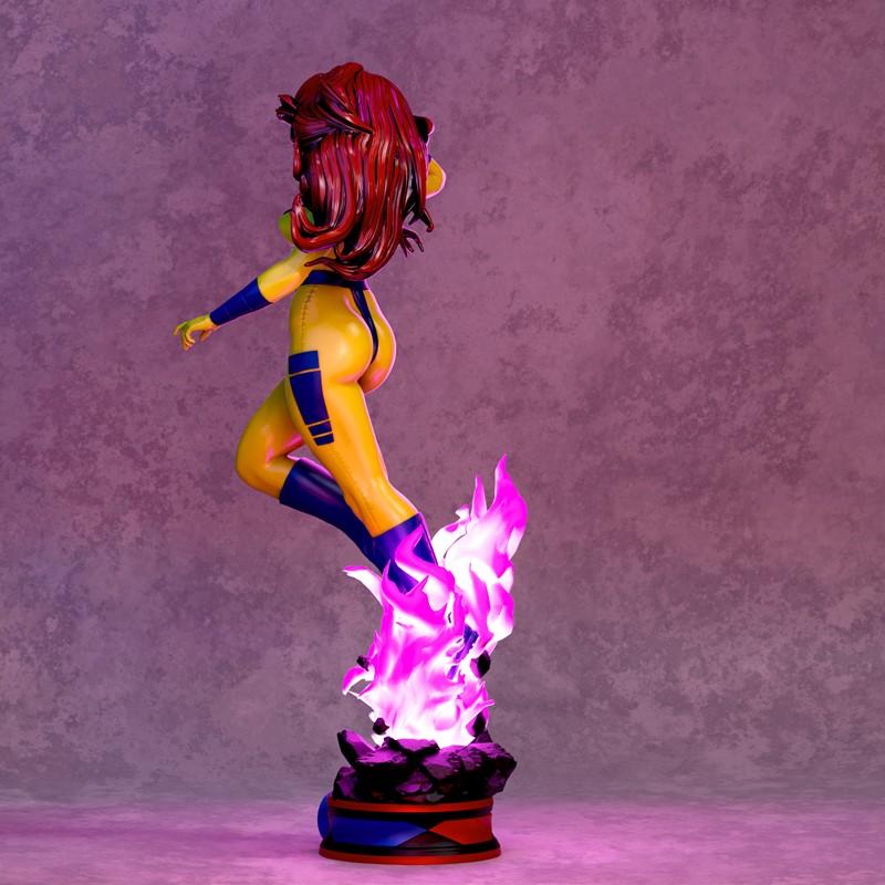 Jean Grey 3D打印模型|Jean Grey – 3D Print Model STL