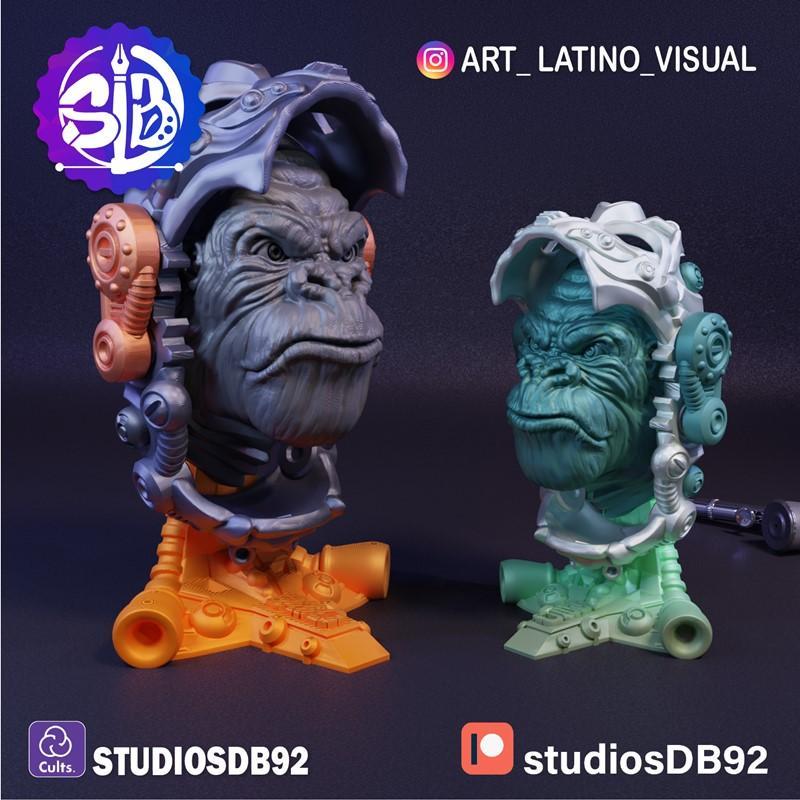 机械巨猩 Flexi 3D打印模型|Mechanical Gorilla 3mf – Flexi – 3D Print Model STL