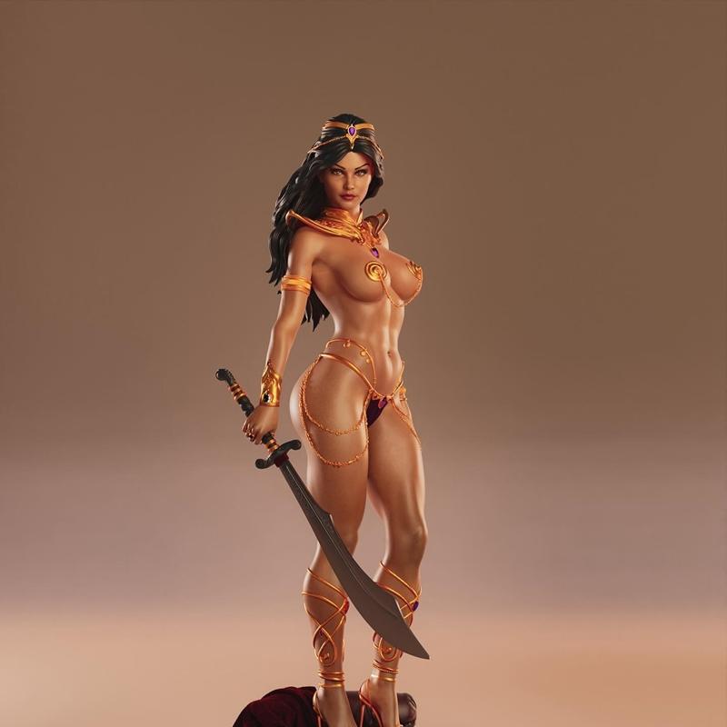 Abe3D - 德佳·索里斯 - 3D打印模型|Abe3D – Dejah Thoris – 3D Print Model STL
