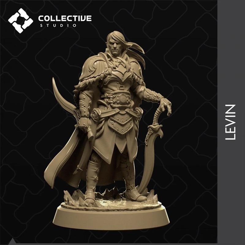 Levin - 3D打印模型：动漫游戏角色造型|Levin – 3D Print Model STL